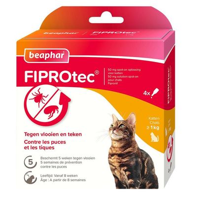 Beaphar Fiprotec Spot-on Vlooien- en Tekendruppels
