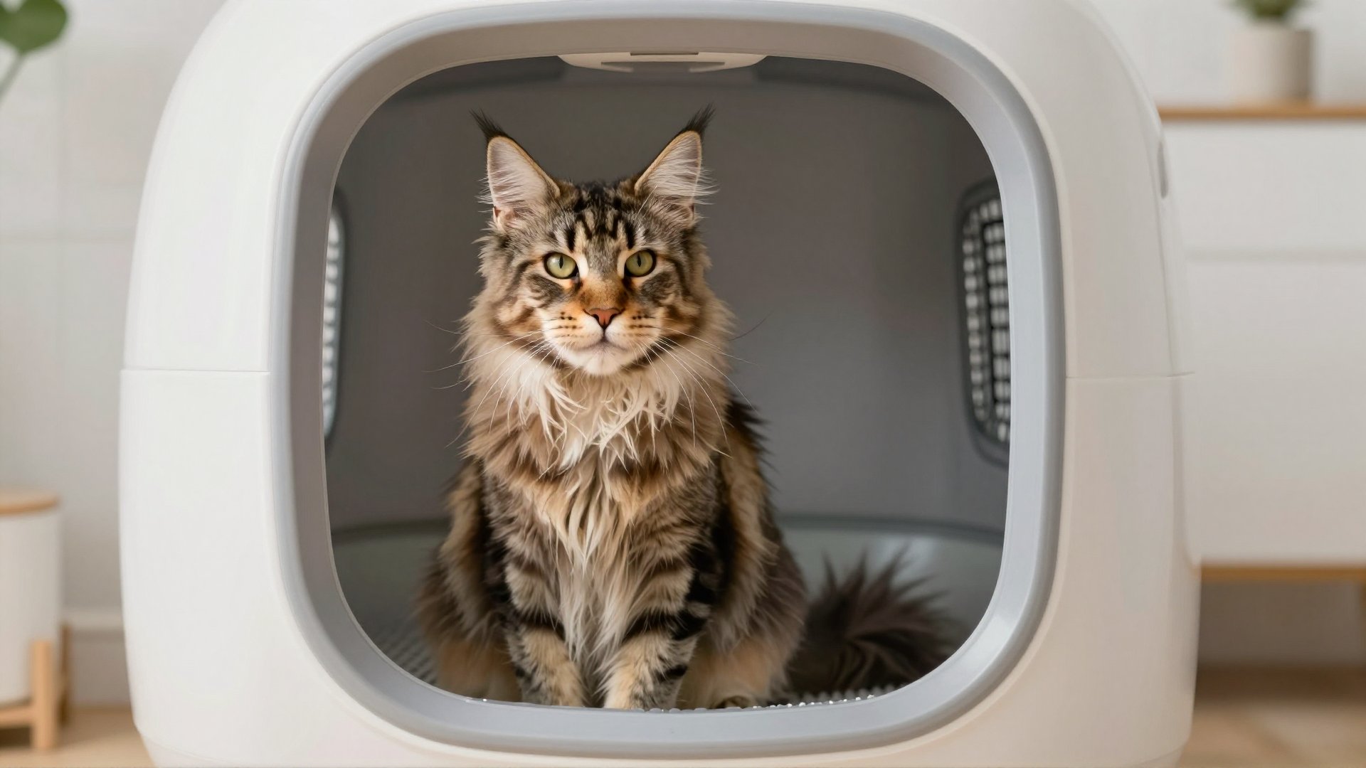 Slimme kattenbak voor zware katten