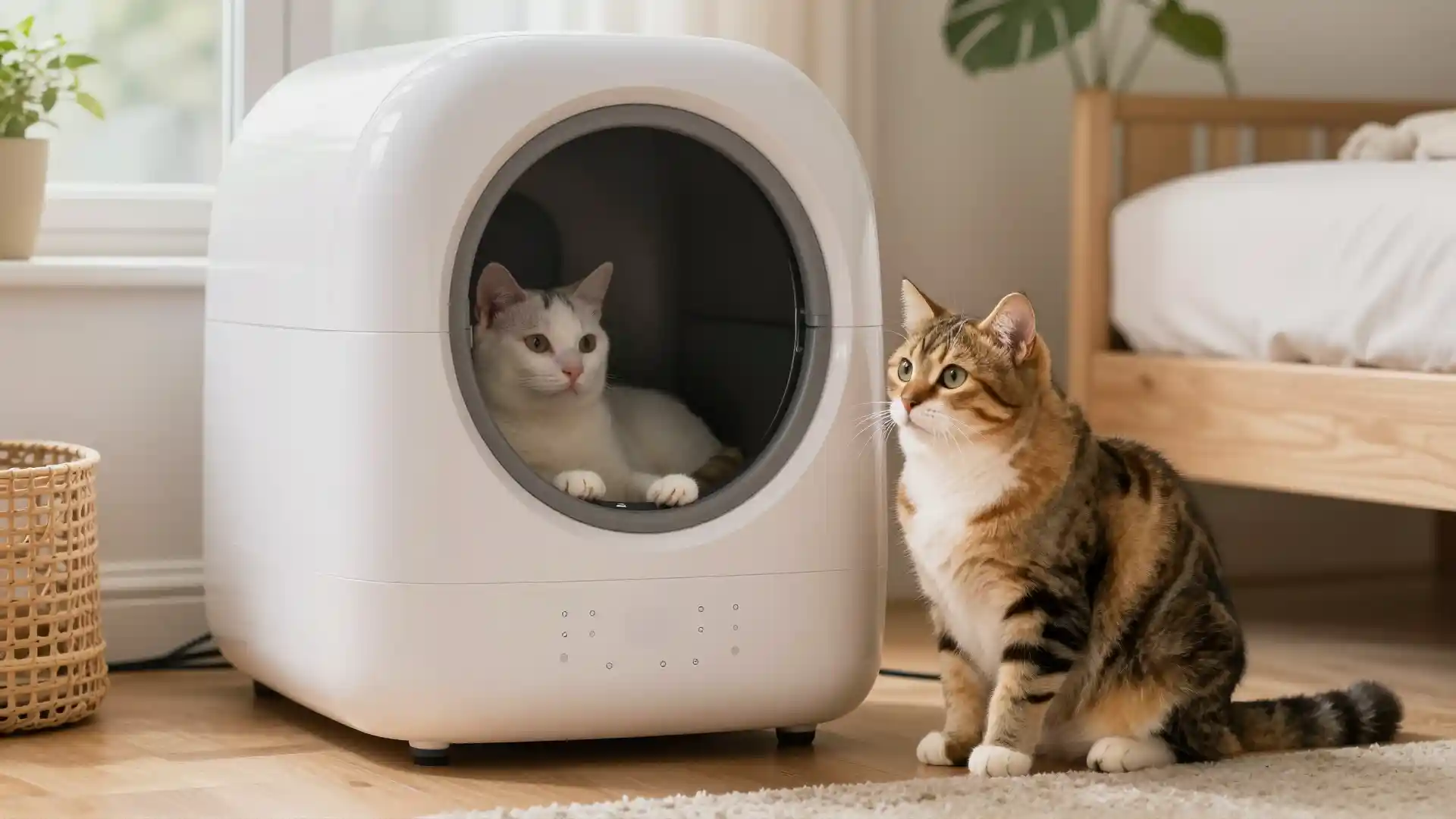 Slimme kattenbak voor meerdere katten